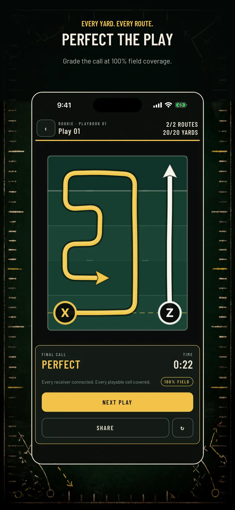 Completed ROUTE field